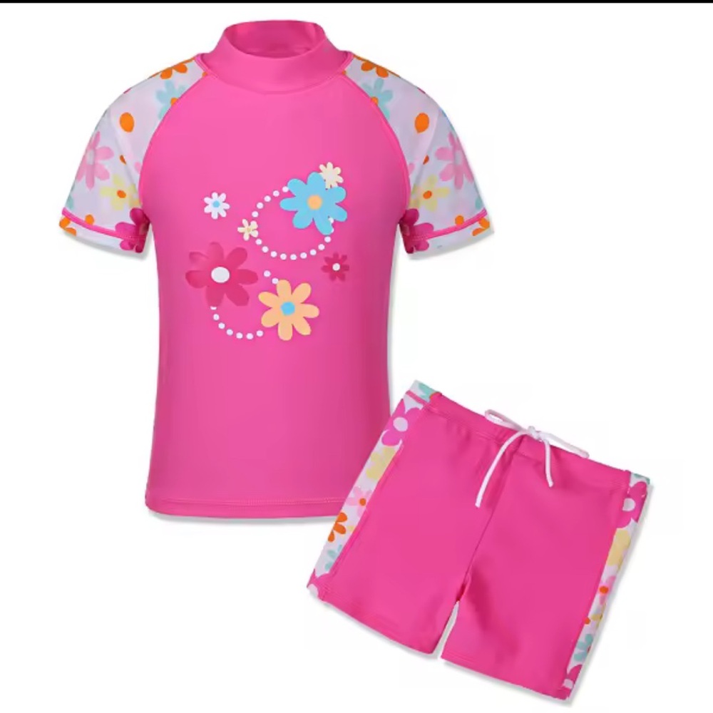 Children's Swimsuit Long-Sleeved Sun Protection Surfing Suit NWT Size 14Y